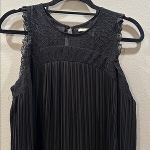 Anthro Black Drop Waist